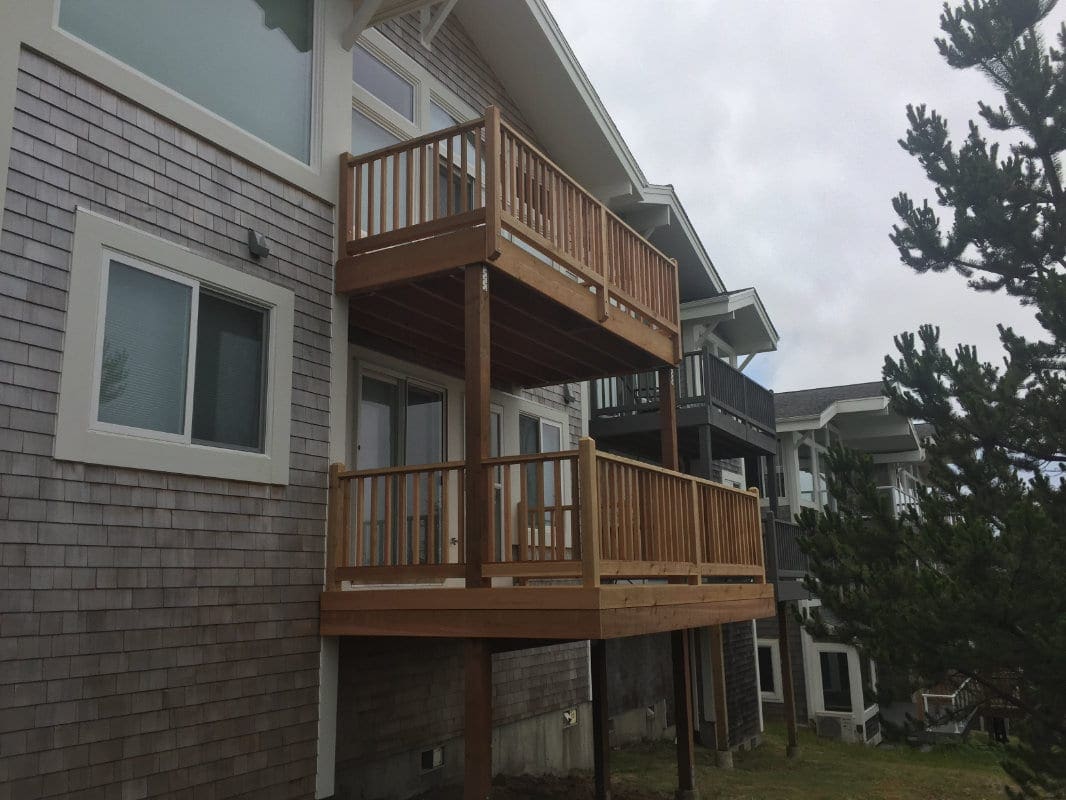 two story deck