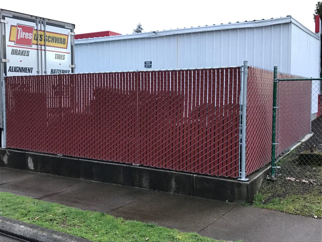 commercial chain link fence